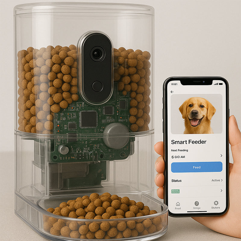 Intelligent pet feeder control board enclosure program design