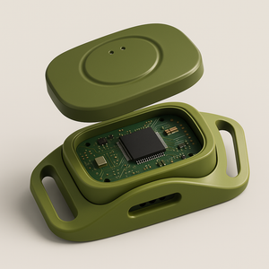 Intelligent pet  collar control board enclosure program design