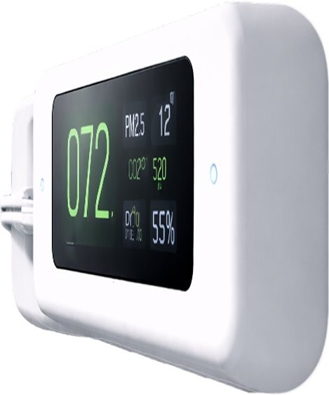 Wall-Mounted Climate Monitoring Display